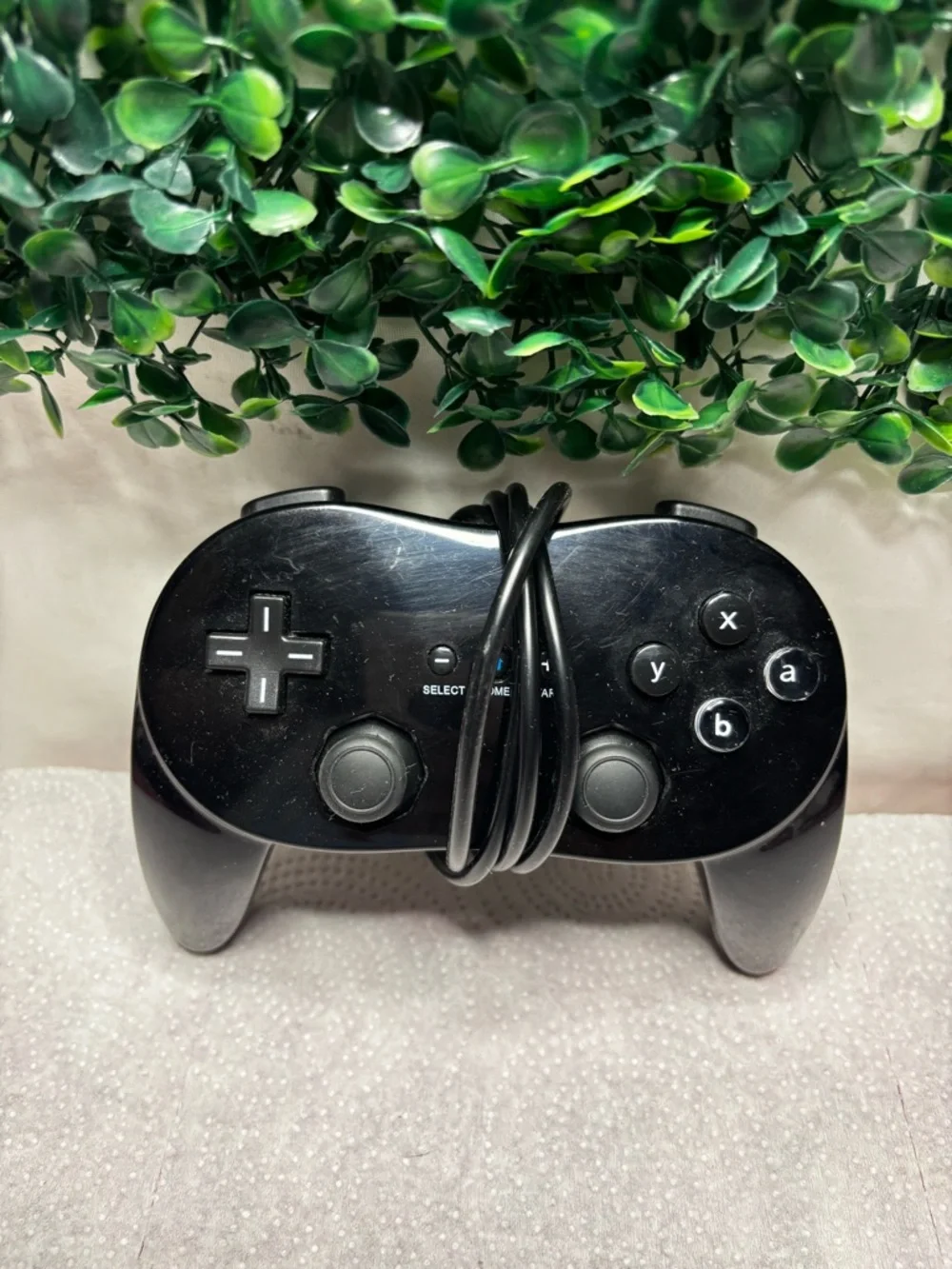 Classic Game Controller Pad Console Joypad For Nintendo Wii Remote Black